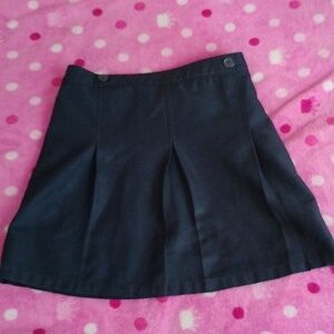 Girl's Sizes 12 1/2 Plus GEORGE School Uniform Skort Navy Blue